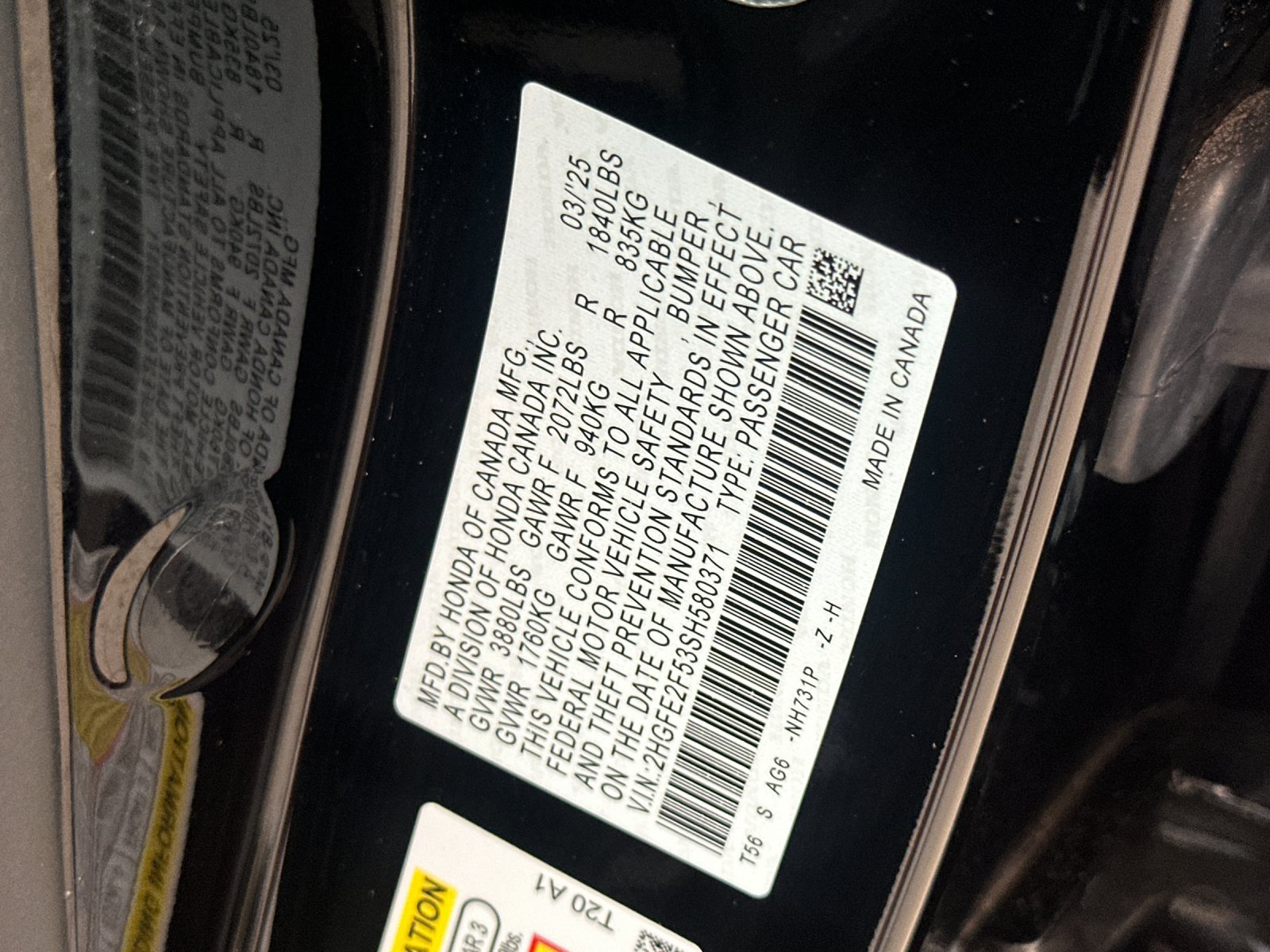 Used 2025 Honda Civic Sport image 26
