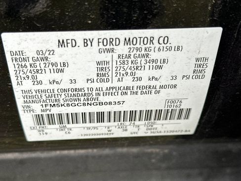 Used 2022 Ford Explorer ST w/ Equipment Group 401A image 28