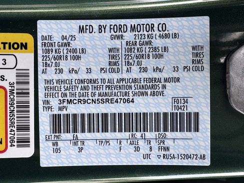 Used 2025 Ford Bronco Sport Outer Banks w/ Outer Banks Tech Package+ image 45