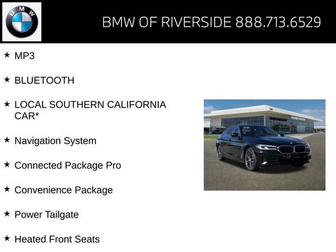 Certified 2023 BMW 530e 530e iPerformance w/ Convenience Package image 15