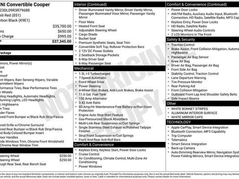 Used 2024 MINI Cooper Convertible FWD image 11