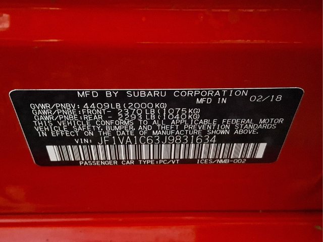 Used 2018 Subaru WRX Premium AWD/4WD image 25