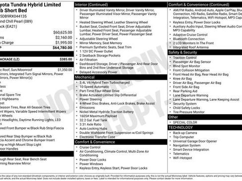 Used 2024 Toyota Tundra Limited w/ Power Package AWD/4WD image 26