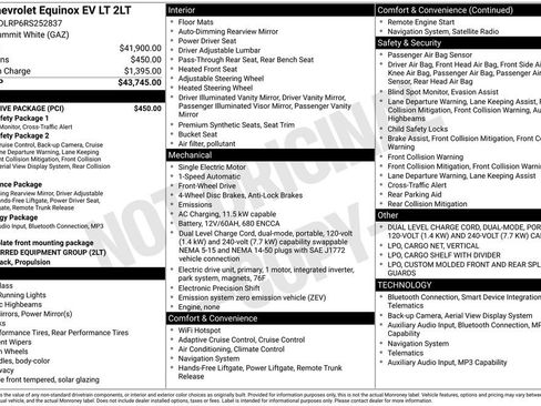 Used 2024 Chevrolet Equinox EV LT w/ LPO, Active Package FWD image 15