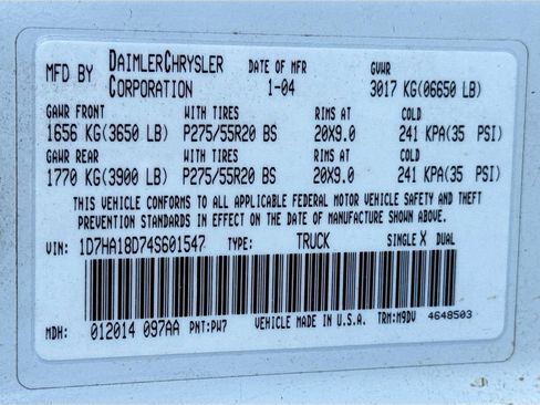 Used 2004 Dodge Ram 1500 Truck SLT w/ Sport Appearance Group image 16