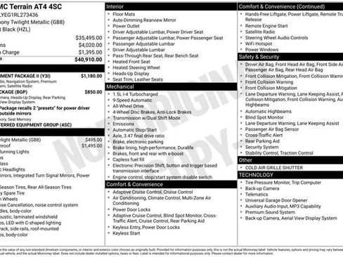 Used 2024 GMC Terrain AT4 w/ Infotainment Package II AWD/4WD image 7