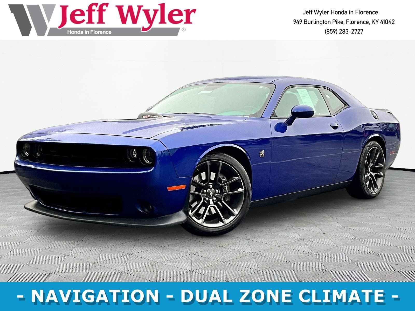 Used 2021 Dodge Challenger R/T Scat Pack w/ Shaker Package RWD image 1