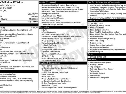 Used 2024 Kia Telluride SX X-Pro image 11