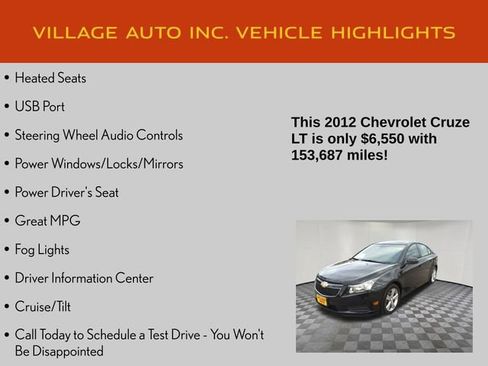 Used 2012 Chevrolet Cruze LT image 7