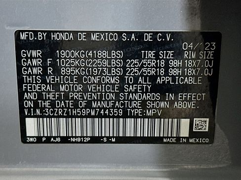 Used 2023 Honda HR-V Sport image 12