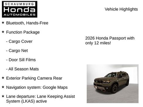 New 2026 Honda Passport TrailSport Elite image 8