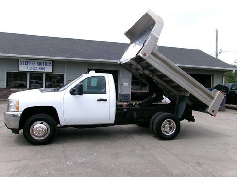 Used 2013 Chevrolet Silverado 3500 W/T w/ Snow Plow Prep Package AWD/4WD image 1