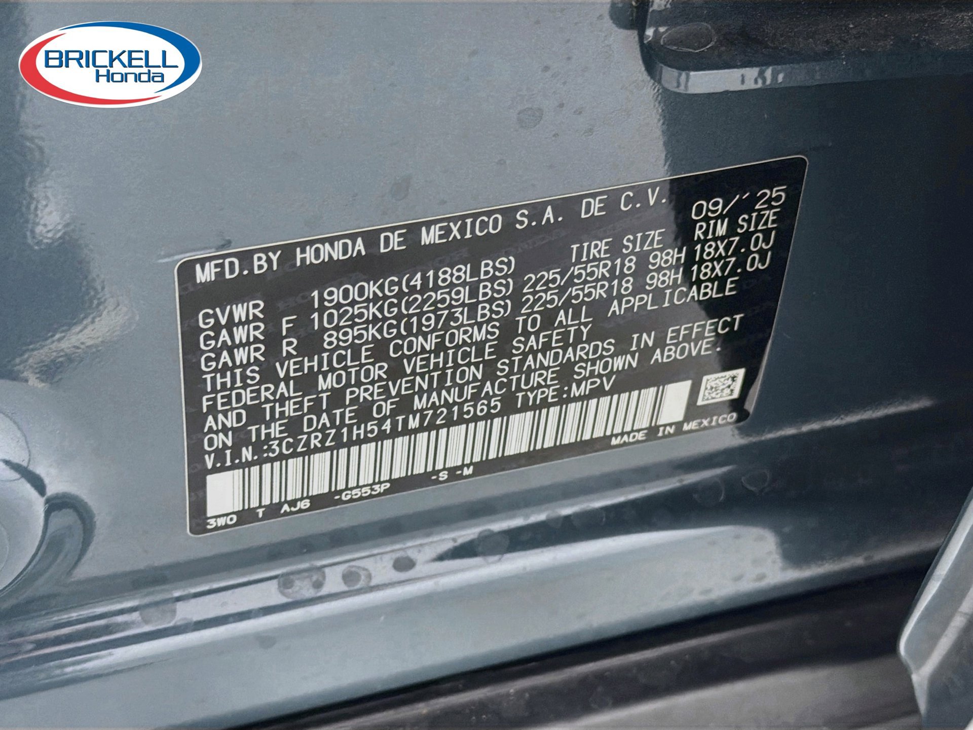 Certified 2026 Honda HR-V Sport image 40
