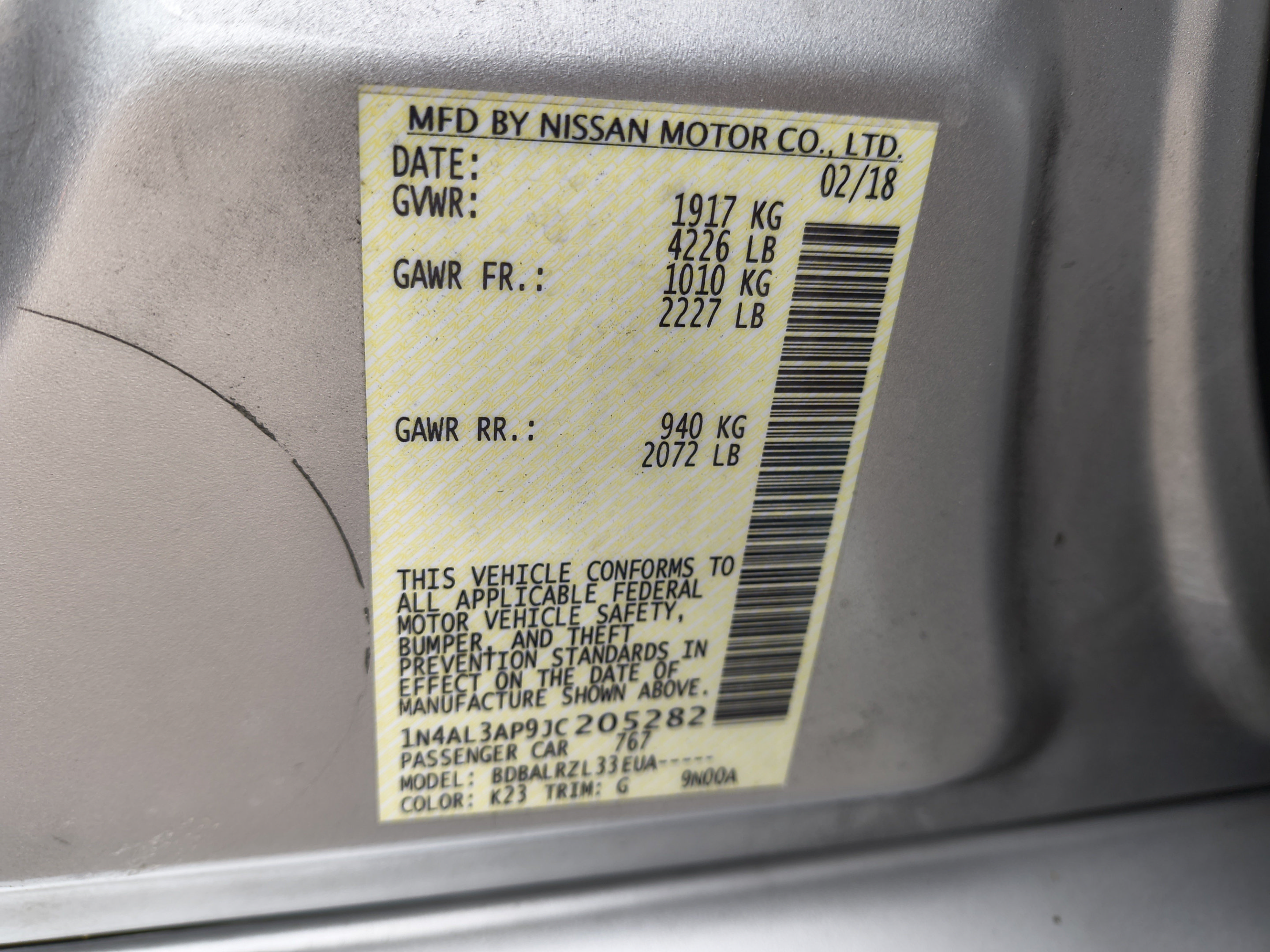 Used 2018 Nissan Altima 2.5 SL FWD image 32