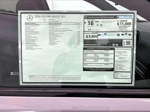 New 2026 Mercedes-Benz GLS 580 4MATIC image 17