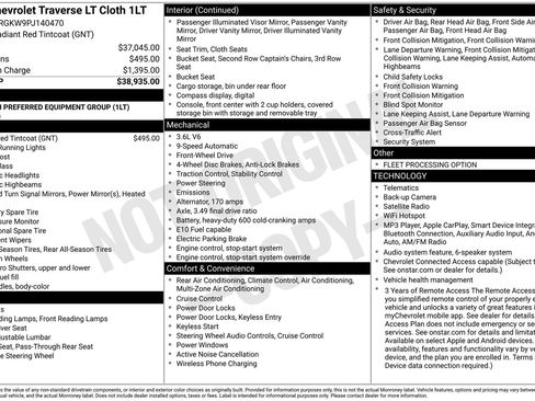 Used 2023 Chevrolet Traverse LT FWD image 26