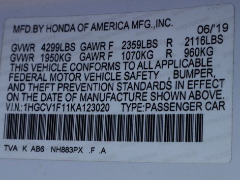 Used 2019 Honda Accord LX image 43