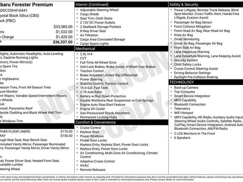 Used 2025 Subaru Forester Premium AWD/4WD image 2