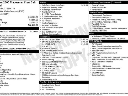 New 2026 RAM 2500 Tradesman AWD/4WD image 30