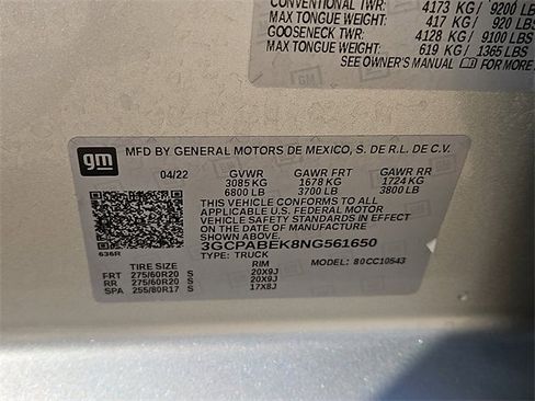 Used 2022 Chevrolet Silverado 1500 Custom image 30