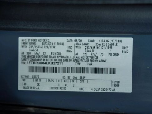 Used 2020 Ford Transit 250 148 High Roof Extended RWD image 26