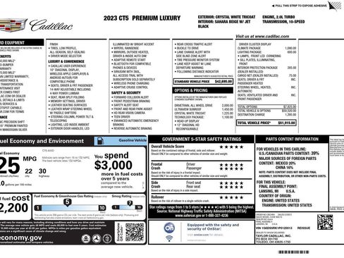 Used 2023 Cadillac CT5 Luxury image 4