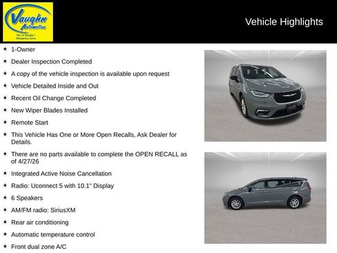 Used 2025 Chrysler Pacifica Select FWD image 2