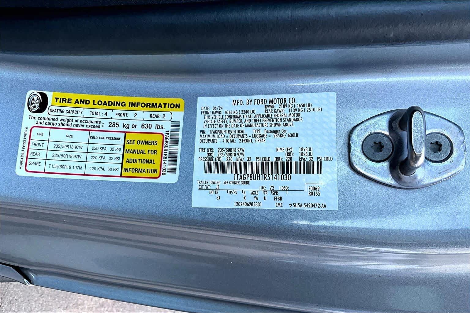Used 2024 Ford Mustang Premium RWD image 34