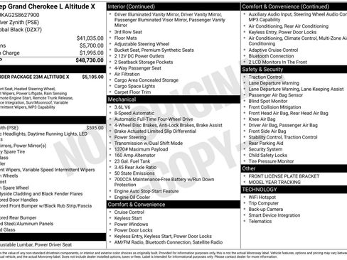 Used 2025 Jeep Grand Cherokee L Altitude image 3