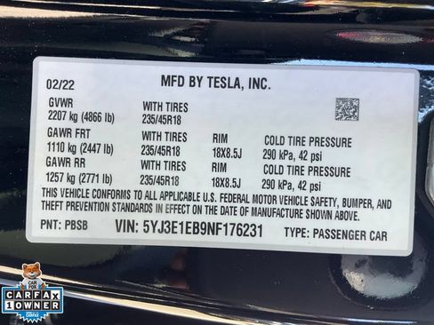 Used 2022 Tesla Model 3 Long Range AWD/4WD image 25