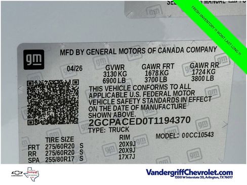 New 2026 Chevrolet Silverado 1500 LT w/ Convenience Package II RWD image 21
