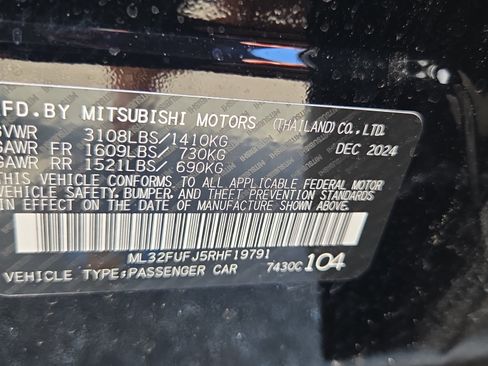 Used 2024 Mitsubishi Mirage G4 ES FWD image 20