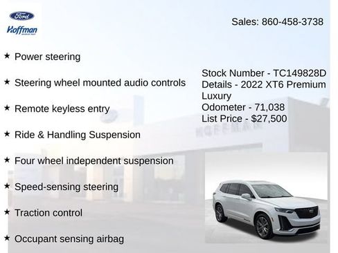 Used 2022 Cadillac XT6 Premium Luxury AWD/4WD image 20