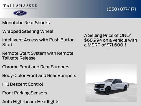 New 2026 Ford F150 XLT w/ Equipment Group 302A MID image 33