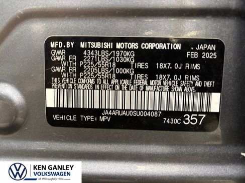 Used 2025 Mitsubishi Outlander Sport ES AWD/4WD image 12