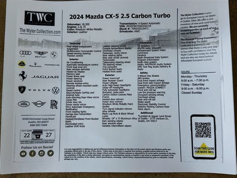 Used 2024 MAZDA CX-5 Carbon Edition AWD/4WD image 46