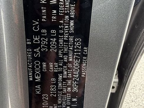 Certified 2024 Kia Forte LXS FWD image 33