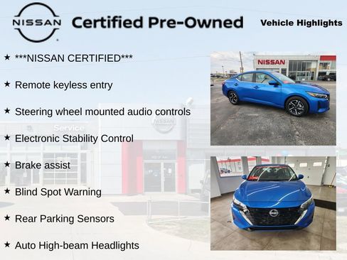 Used 2025 Nissan Sentra SV FWD image 9