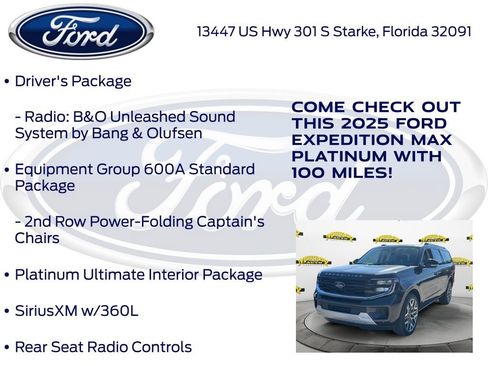 New 2025 Ford Expedition Max Platinum w/ Platinum Ultimate Package image 30