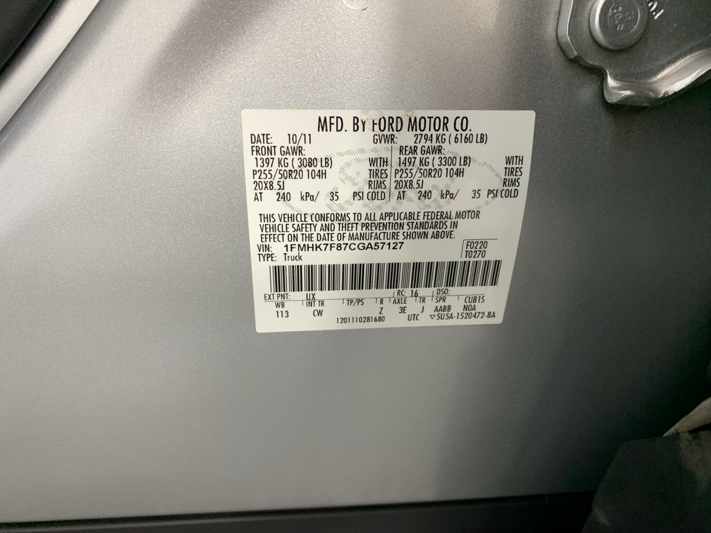Used 2012 Ford Explorer Limited FWD image 12