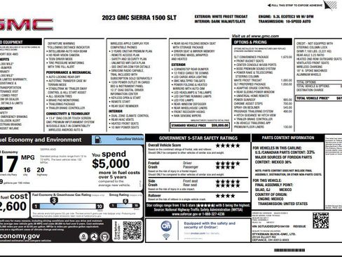 Used 2023 GMC Sierra 1500 SLT w/ SLT Convenience Package AWD/4WD image 4