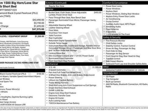 Used 2019 RAM 1500 Big Horn image 37