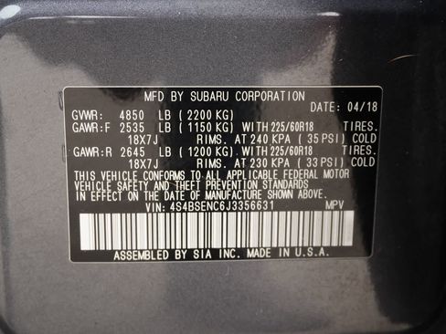 Used 2018 Subaru Outback 3.6R Limited image 38