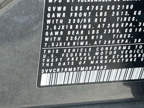 New 2026 Volkswagen Tiguan S FWD image 62