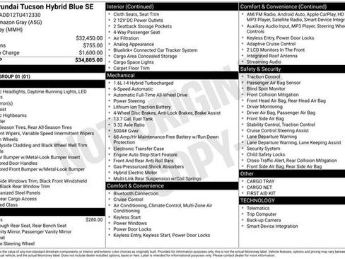 New 2026 Hyundai Tucson Blue SE AWD/4WD image 26