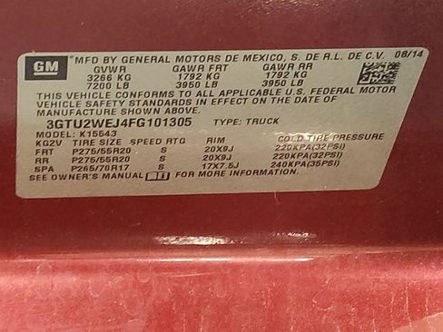 Used 2015 GMC Sierra 1500 Denali w/ Driver Alert Package AWD/4WD image 33