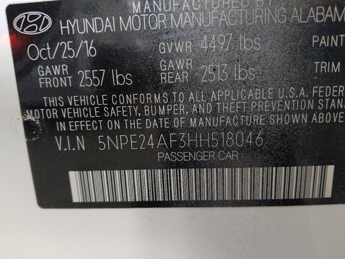 Used 2017 Hyundai Sonata SE FWD image 33