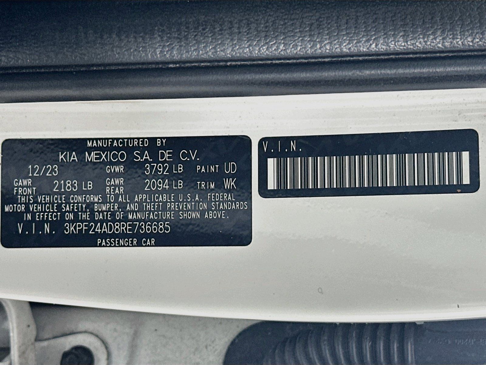 Used 2024 Kia Forte LX FWD image 29