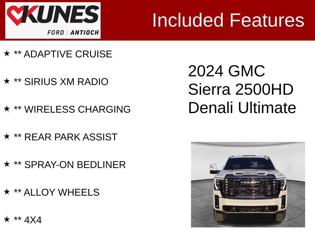 Used 2024 GMC Sierra 2500 Denali Ultimate AWD/4WD image 4