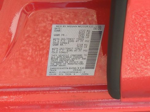 New 2026 Nissan Frontier PRO-4X w/ Pro-4x Convenience Package image 31